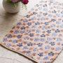 Pet Soft Dog Blankets Large - Puppy Blankets for Large Doggy Cats Super Absorbent Washable, Cute Pattern (XLarge, Paw-Brown)