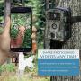 Memory SD Card Reader 4 in 1 Game Camera Card Viewer-Trail Hunter View Hunting Photos and Videos or for Trail Camera Viewer on Smartphone for iPad Mac&Android,SD & Micro SD(White)