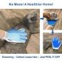 Pet Hair Remover Glove - Gentle Pet Grooming Glove Brush - Efficient Deshedding Glove - Massage Mitt with Enhanced Five Finger Design - Perfect for Dogs & Cats with Long & Short Fur - 1 Pack
