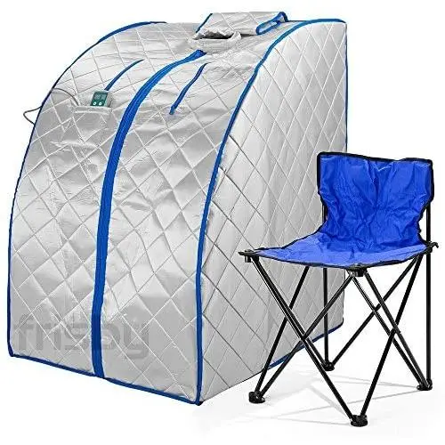 Durasage Infrared IR Far Ion Portable Indoor Personal Spa Sauna with Air Ionizer, Negative Ion Generator and Heating Foot Pad with Chair Durasage Infrared IR Far Ion Portable Indoor Personal Spa Sauna with Air Ionizer, Negative Ion Generator and Heating Foot Pad with Chair