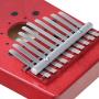 Luvay Kalimba Thumb Piano Mbira, Finger Piano African Instrument (10keys-Red)