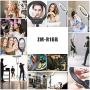 Ring Light 16 Inch 38W LED Ring Light Kit with Tripod Stand with Phone Holder Adjustable Color Temperature Circle Lighting for iPhone Camera for Vlog, Makeup, YouTube, Video Shooting, Selfie