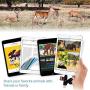 Trail Camera Viewer 4 in 1Memory SD Card Reader,E-thinker Game Camera Card Viewer-Trail Hunter View Hunting Photos Videos or Trail Camera Reader on Smartphone for iPad Mac&Android,SD & Micro SD(Black)