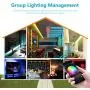 Nexlux LED Strip Lights, WiFi Wireless Smart Phone Controlled 16.4ft Non-Waterproof Strip Light Kit Black Color Changing Lights,Working with Android and iOS System,IFTTT Nexlux LED Strip Lights, WiFi Wireless Smart Phone Controlled 16.4ft Non-Waterproof Strip Light Kit Black Color Changing Lights,Working with Android and iOS System,IFTTT