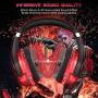 WMG&BB Gaming Headset, PS4 Gaming Headset 3.5Mm Stereo Gaming Headphones with Noise Canceling Mic for Xbox One Computer Laptop Mac PC Smartphone,Red