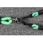 POLARHAWK Dual Dog Leash, Green Double Dog Walking & Trainning Leash with Comfortable Padded Handle