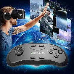 Pansonite 3D VR Glasses Virtual Reality Headset for Games & 3D Movies, Upgraded & Lightweight with Adjustable Pupil and Object Distance for iOS and Android Smartphone