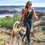 Kurgo 6 in 1 Hands Free Dog Leash | Reflective Running Belt Leash for Dogs | Crossbody & Waist Belt Leash | Carabiner Clip | Padded Handle | For Training, Hiking, or Jogging | Quantum Leash | 6 colors
