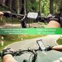 visnfa New Bike Phone Mount with Stainless Steel Clamp Arms Anti Shake and Stable 360° Rotation Bike Accessories/Bike Phone Holder for Any Smartphones GPS Other Devices Between 4 and 7 inches