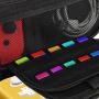 Case for Nintendo Switch Lite, Protective Hard Shell Travel Case with 18 Games, 4 SD Cards and Pouch for Nintendo Switch Joy-con and Other Accessories (Yellow)