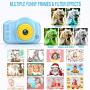 voltenick Kids Camera Toys for Girls Boys 3.5Inch 12M 1080FHD Dual Lens Children Digital Cameras Kids Geat Birthday for Age 3-12 Year Old Girls Boys Toddlers with 32GB SD Card (Blue)