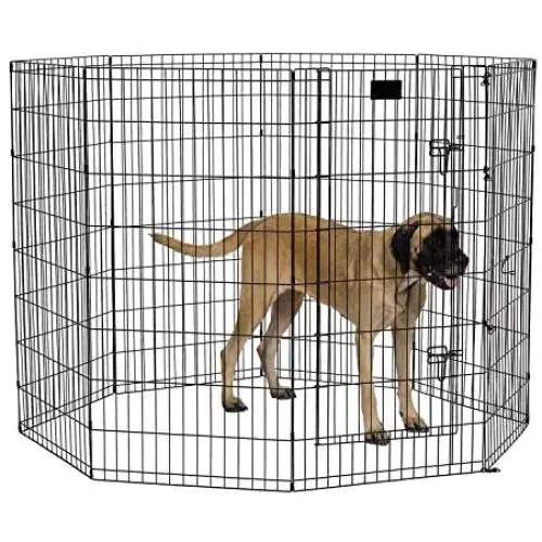 MidWest Homes for Pets Folding Metal Exercise Pen/Pet Playpen MidWest Homes for Pets Folding Metal Exercise Pen/Pet Playpen