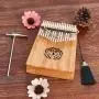 ammoon Kalimba 17 key Thumb Piano Solid Wood Finger Piano with Carry Bag Tuning Hammer AKP-17L ammoon Kalimba 17 key Thumb Piano Solid Wood Finger Piano with Carry Bag Tuning Hammer AKP-17L