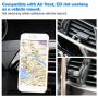 Phone Ring Holder Stand, 2 in 1 Universal Air Vent Car Phone Mount and Finger Grip Ring, 360°Rotation & 180°Flip with Strong Sticky Gel Pad compatible with iPhone X/8/7/6s/Plus, Galaxy S9/S8/S7/S6