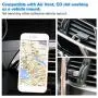 Phone Ring Holder Stand, 2 in 1 Universal Air Vent Car Phone Mount and Finger Grip Ring, 360°Rotation & 180°Flip with Strong Sticky Gel Pad compatible with iPhone X/8/7/6s/Plus, Galaxy S9/S8/S7/S6
