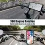 Newppon Bike & Motorcycle Phone Mount :360° Rotation Adjustable Bicycle Handlebar Rack Cell Phone Holder for Scooter Stroller Compatible iPhone 11 Pro Max SE X Xs Xr 8 7 6 Plus Samsung Galaxy Nexus