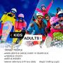 Goggles for Protection,Outdoor Tactical Glasses Snowboard Goggles for Kids, Boys & Girls, Youth, Men & Women, Helmet Compatible with UV 400 Protection, Wind Resistance, Anti-Glare Lenses(2 Pack)