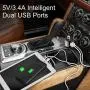 Sumind Car Bluetooth FM Transmitter, FM Radio Adapter Transmitter, 5V/ 3.4A Dual USB Ports Charger Compatible iPhone and Android Smartphones, Hands-free Calling, U-disk MP3 Player(Pattern 1) Sumind Car Bluetooth FM Transmitter, FM Radio Adapter Transmitter, 5V/ 3.4A Dual USB Ports Charger Compatible iPhone and Android Smartphones, Hands-free Calling, U-disk MP3 Player(Pattern 1)