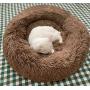 BODISEINT Modern Soft Plush Round Pet Bed for Cats or Small Dogs, Mini Medium Sized Dog Cat Bed Self Warming Autumn Winter Indoor Snooze Sleeping Cozy Kitty Teddy Kennel