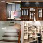 Stick-On Anywhere Portable Closet Lights Wireless 20 Led Under Cabinet Lighting Motion Sensor Activated Build in Rechargeable Battery Magnetic Little Safe Night Tap Light for Closet Cabinet (Silver)