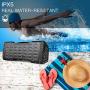 Oraolo M91 Bluetooth Speakers, Waterproof Wireless Speaker with Bluetooth, 24W Stereo Sound, Built-in Mic, 20 Hours Playtime Outdoor Speakers