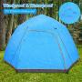 BATTOP 4 Person Tent for Camping Double Layer Family Camping Tent for 4 Seasons Waterproof with Instant Setup