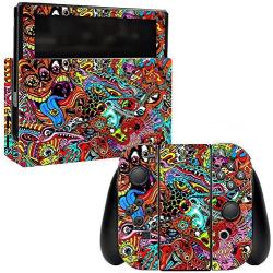 MightySkins Skin Compatible with Nintendo Switch - Acid Trippy | Protective, Durable, and Unique Vinyl Decal wrap Cover | Easy to Apply, Remove, and Change Styles | Made in The USA