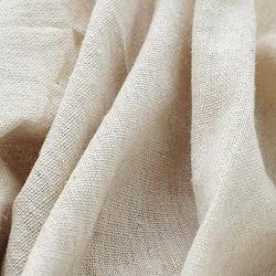 Light Beige Linen Needlework Embroidery Fabric Cross Stitching Plain Solid Color Aida Cloth 62" by 1 Yard Rose Flavor