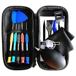 Johncase 18 Pcs Professional Precision Cell Phone Electronics Repair Tool Kit,Magnetic Screwdriver Driver Set W/Portable Case for Fix Mobile Devices,iPhone, iPad,Watch,Glasses,Tablet