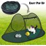 Pet Fun House Cat Dog Playpen Portable Exercise Tent with Carry Bag 189x90x78cm(74.4&quotx35.5&quotx31")