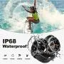 Tinwoo Smart Watch for Android / iOS Phones, Support Wireless Charging, Bluetooth Health Tracker with Heart Rate Monitor, Digital Smartwatch for Women Men, 5ATM Waterproof (TPU Band Black)