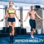 Knee Compression Support Sleeve for Arthritis Pain Meniscus Tear Running Men Women - Patella Stabilizer Brace (Black - Grey, Medium)