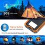 Portable Charger Power Bank 15000mAh, Elzle Solar Charger, Solar Power Bank Battery Pack, High-Speed Charging Solar Phone Charger for iPhone, Samsung and More.