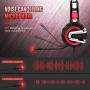 Gaming Headset with Microphone, 7.1 Stereo Surround Sound Wired Over Ear Headphone for Xbox One, PS4, PC, Laptop, Nintendo Switch and other 3.5mm devices, LED Light, Noise Isolation, Steel Frame - Red