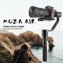 MOZA Air 3-Axis Handheld Gimbal Camera Stabilizer+Dual Handle Grip+Wireless Thumb Controller OLED Display+Accessory Mount W/Max Payload of 7 lbs/3200g Support All Mirrorless Cameras and Most DSLRs