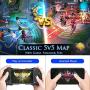 Mobile Game Controller, BEBONCOOL Android Controller for PUBG, Supports iPhone/iOS/Android, Wireless Mobile Controller for Android Games, Mobile Gaming Controller Works Mobile Key Mapping