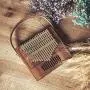 17 Key Kalimba Thumb Piano-Handmade Solid Walnut Wood Radio Type Kalimba as Gifts for Kids and Adults with Premuim Accessories (TK-R1) 17 Key Kalimba Thumb Piano-Handmade Solid Walnut Wood Radio Type Kalimba as Gifts for Kids and Adults with Premuim Accessories (TK-R1)