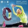 CBoner Fitness Trackers, Activity Tracker Pedometer Smart Watch with Heart Rate Monito for Kids Women and Men, Compatible with Android and iOS Smartphones-Purple