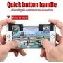 BEESCLOVER 1 Pairs Mobile Phone Gaming Trigger Button Handle for L1R1 Shooter Controller PUBG Black BEESCLOVER 1 Pairs Mobile Phone Gaming Trigger Button Handle for L1R1 Shooter Controller PUBG Black