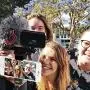 BOYA by-MM1 Shotgun Microphone with PSC1 SmartGrip Selfie Stand with PL30 Light for iPhone X 8 7 7 Plus Samsung Android Smartphone SLR Camera Computer Tripod Vlog Facebook Livestream YouTube Video