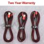 Lightning Cable MFi Certified iPhone Charger Cable 3FT 3Pack Nylon Braided Fast Charging Cord Compatible with iPhone 11 / Pro Max/X/Xs Max/Xr /8 Plus/ 7 Plus/ 6S Plus / 6 Plus/iPad Mini/Air Red