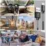 SHARLLEN MFi Certified Lightning Cable Spring iPhone Charger Cable 5 Pack [3/6/10FT] USB Fast Charging & Data Sync Cord Long Charging Cable Compatible iPhone Xs/MAX/XR/X/8/8P/7/7P/6/iPad/iPod(Black)