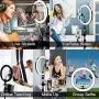 Compatible for iPad 10 Selfie Ring Light with Tripod Stand & Phone Holder for Makeup Live Stream Makeup Dimmable LED Camera Ring Light with Remote Shutter for YouTube Video JACKYLED Compatible for iPad 10 Selfie Ring Light with Tripod Stand & Phone Holder for Makeup Live Stream Makeup Dimmable LED Camera Ring Light with Remote Shutter for YouTube Video JACKYLED