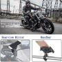 iMESTOU Waterproof Motorcycle Phone Holder USB Quick Charge 3.0 Socket Handlebar Phone Mount Charger Compatible with Samsung iPhone Cellphones