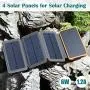 Solar Charger 25000mAh, Hiluckey Outdoor Portable Solar Power Bank with 4 Solar Panels, 18W PD USB C Fast Charge External Battery Pack, 3 USB Ports for Smartphones, Tablets, etc Solar Charger 25000mAh, Hiluckey Outdoor Portable Solar Power Bank with 4 Solar Panels, 18W PD USB C Fast Charge External Battery Pack, 3 USB Ports for Smartphones, Tablets, etc