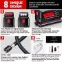 Audew Air Compressor Tire Inflator - 12V Heavy Duty Portable Wheel Air Pump for Car Tires - The Most Durable and Reliable Auto Companion, Suitable for Car, SUV, Pickup, Motorcycle, Sports Balls