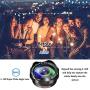 Phone Camera Lens Kit, 5 in 1 Cell Phone Lens - 12X Zoom Telephoto Lens + 0.36X Wide Angle Lens + 180°Fisheye Lens + 15X Macro Lens(2pcs) Compatible with iPhone XS XR X/8/7/6s Plus Android Smartphones