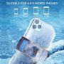 Mobile Phone Cooler Semiconductor Refrigeration Heatsink Bracket Back Clip Portable Mini Cooling Fan Radiator For Gaming Watching Video, USB Charge, with LED Fan Light Switch