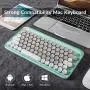Bluetooth Mechanical Keyboards, LOFREE Four Seasons Retro Vintage Mechanical Keyboard with Gateron Blue Switch/White LED Backlit/USB Wired, Wireless Gaming Mechanical Keyboard for Mac Windows Bluetooth Mechanical Keyboards, LOFREE Four Seasons Retro Vintage Mechanical Keyboard with Gateron Blue Switch/White LED Backlit/USB Wired, Wireless Gaming Mechanical Keyboard for Mac Windows
