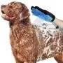 Pet Bathing Tool Pet Grooming Glove Pet Hair Remover for Dog Bath with Long Hose & 3 Adapters Compatible Shower Bath Tub & Outdoor Garden